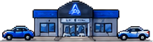 Pixel art small dealership